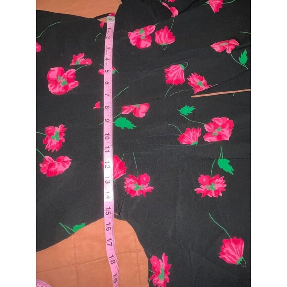 NWT Zara Floral Black Jumpsuit  Women size Large - Picture 8 of 10